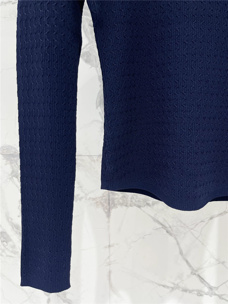 M1um1u slim knitted long-sleeved replica clothes