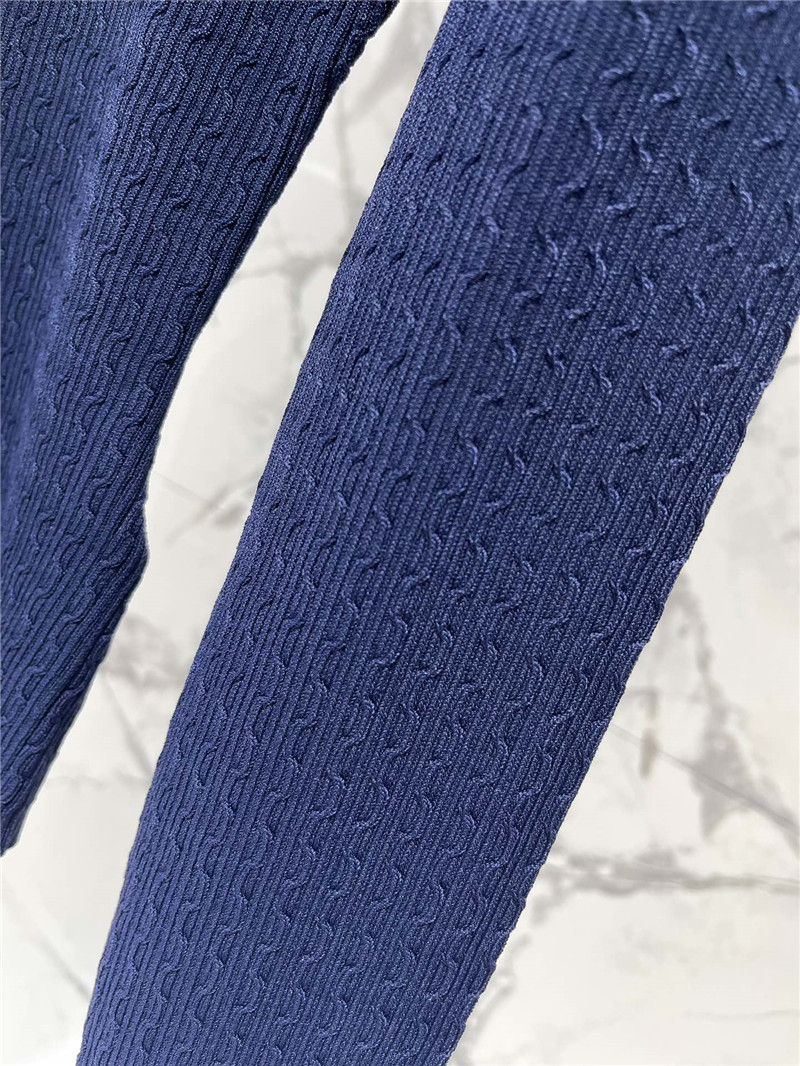 M1um1u slim knitted long-sleeved replica clothes