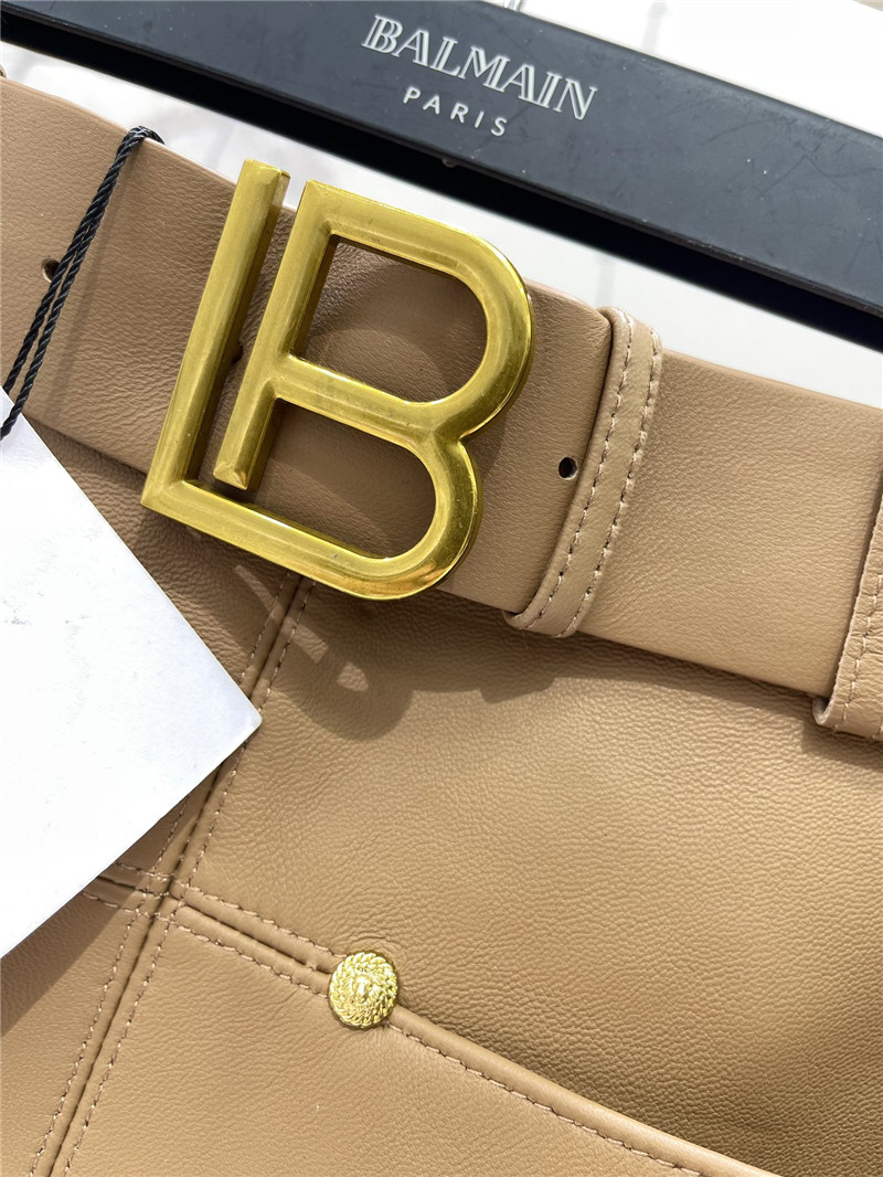 Balmain belted mini skirt replica d&g clothing