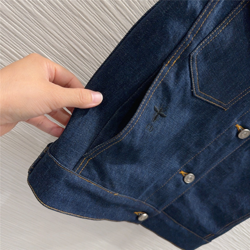 D10r denim vest replica d&g clothing