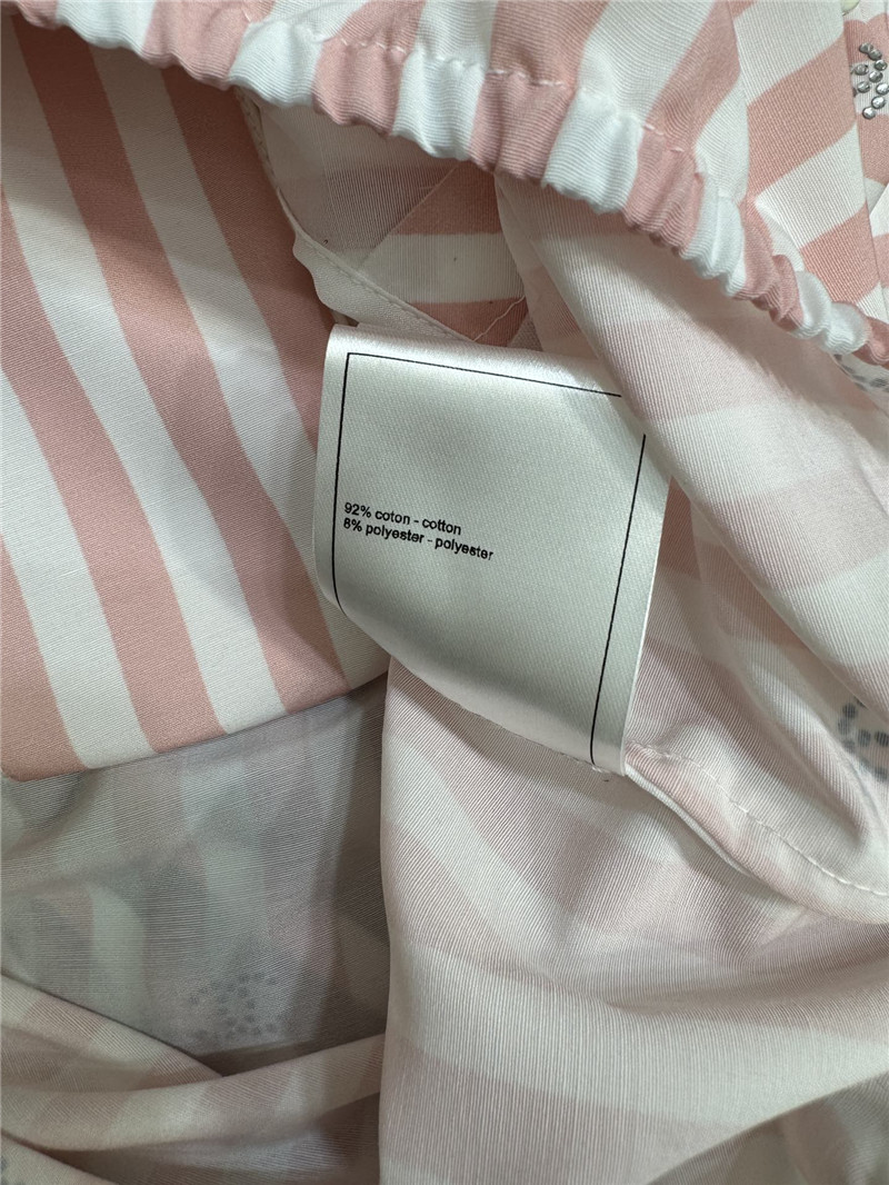 Ch**el vertical striped lapel hooded jacket replica d&g clothing