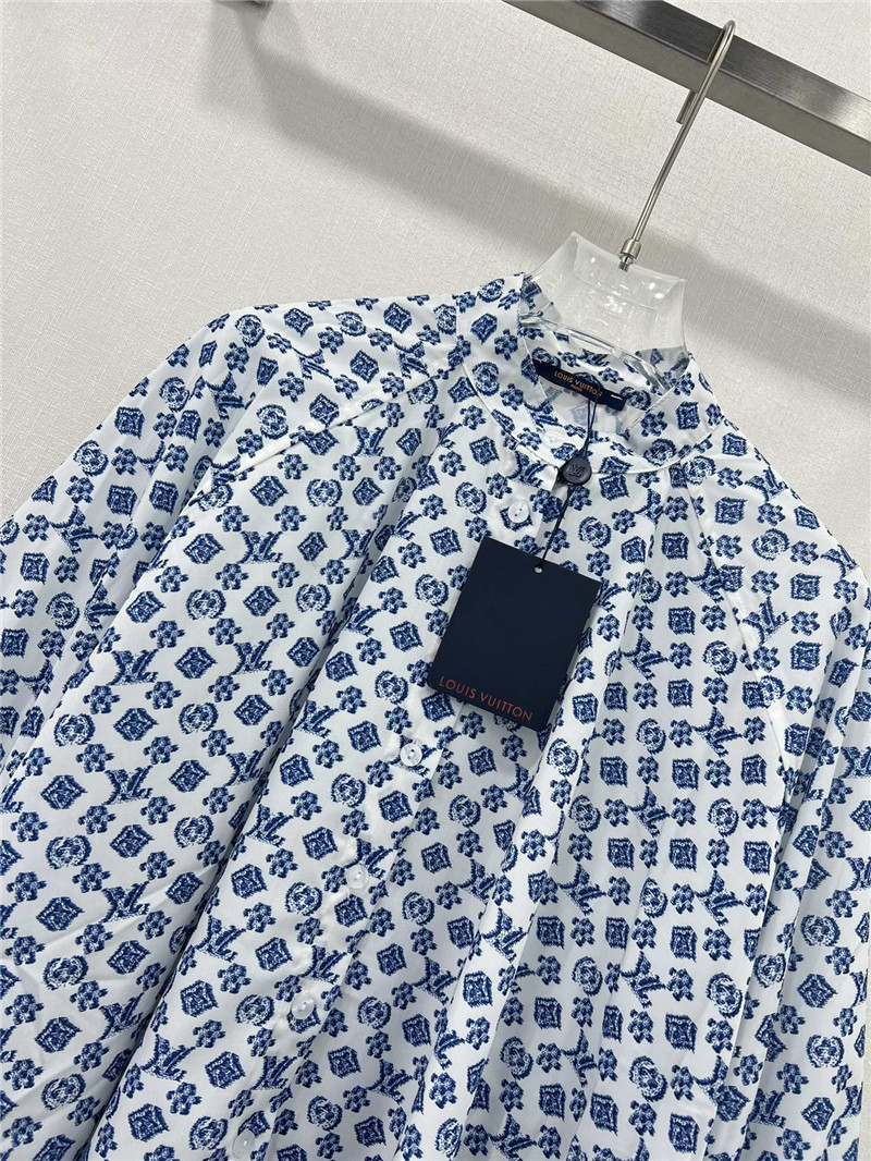 l0vis Vvtt0n lv classic printed cape shirt replicas clothes