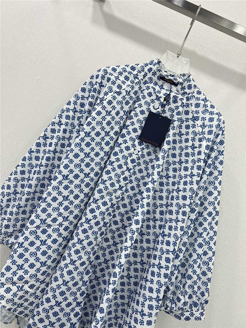 l0vis Vvtt0n lv classic printed cape shirt replicas clothes