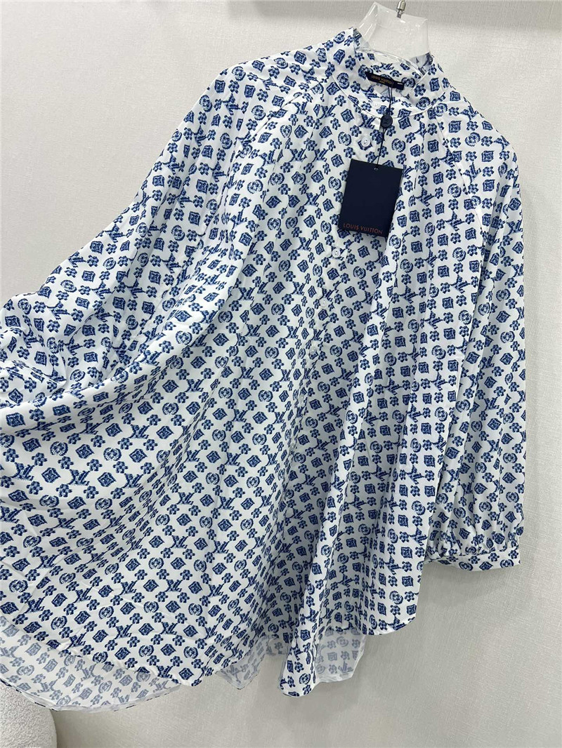 l0vis Vvtt0n lv classic printed cape shirt replicas clothes