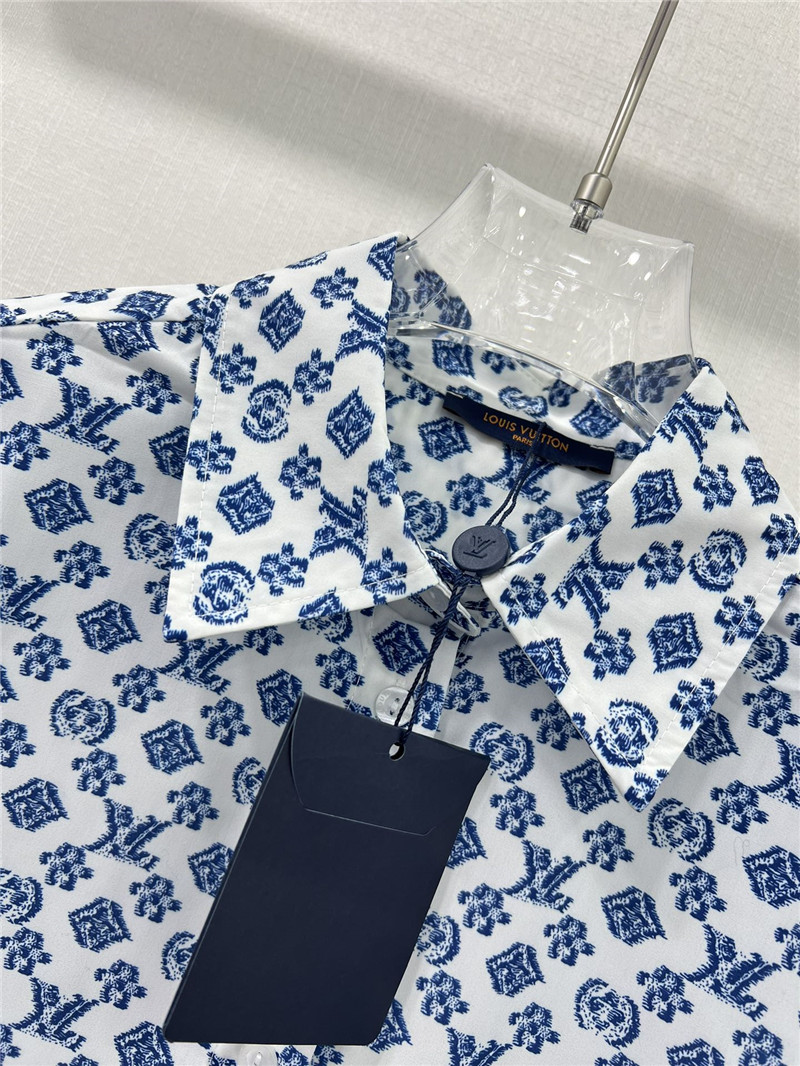 l0vis Vvtt0n lv classic printed shirt replica clothes
