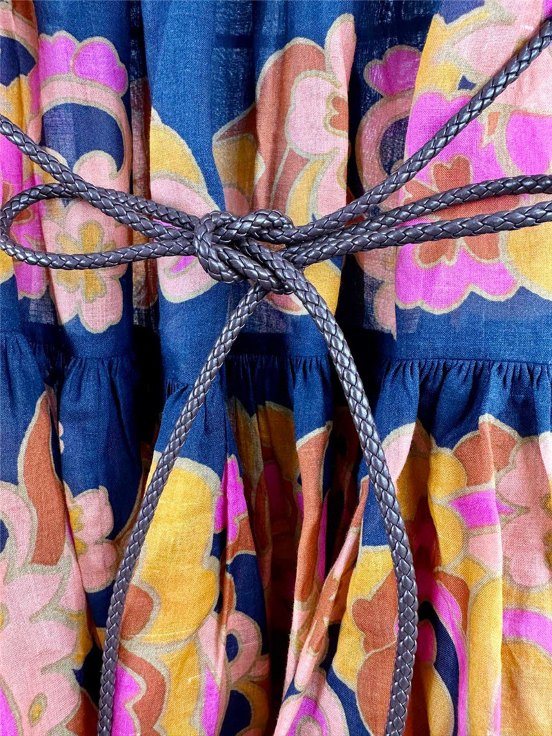 zimm high collar lantern sleeve mini dress replicas clothes