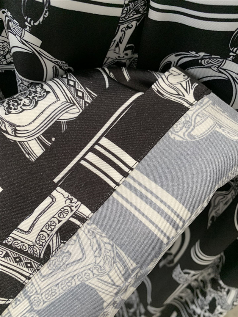 H**me5 loose print wide-leg pants replica d&g clothing