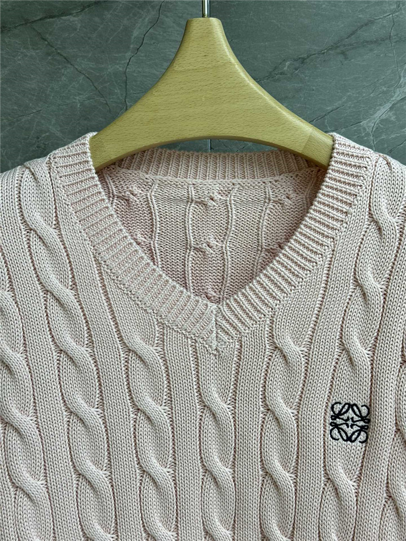 L0ew* cable knit sweater replica d&g clothing