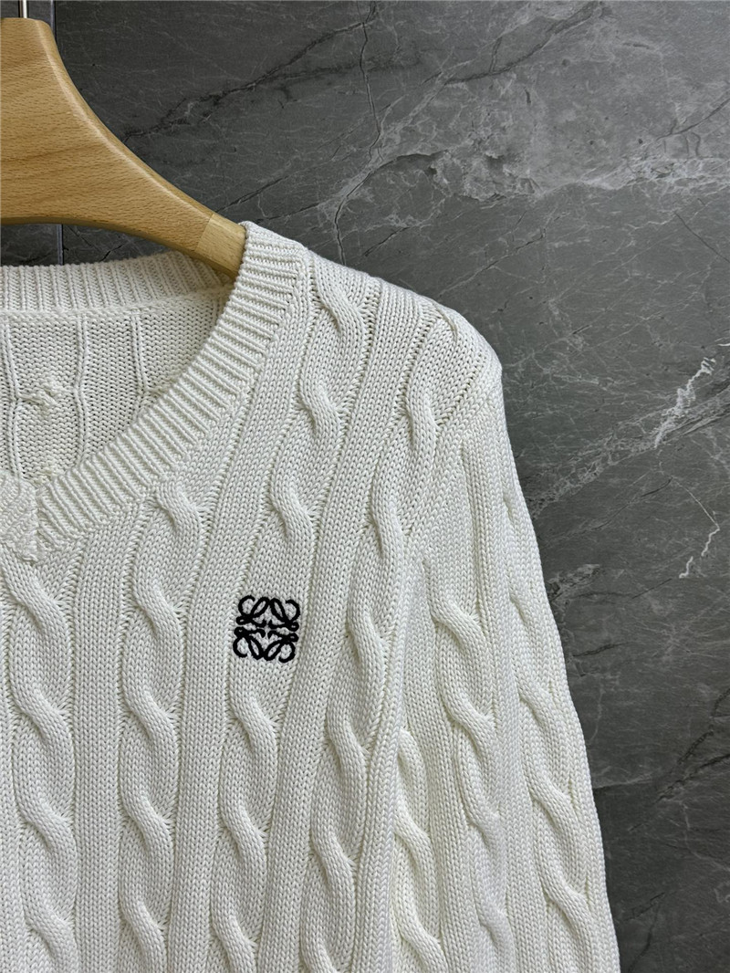 L0ew* cable knit sweater replica d&g clothing
