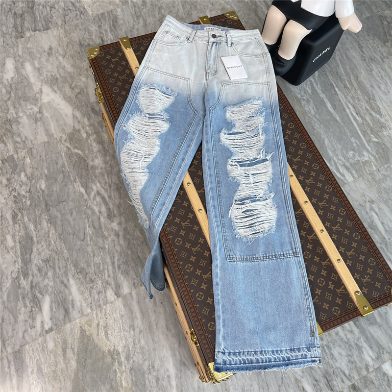 Givenchy ripped jeans replica designer clothes