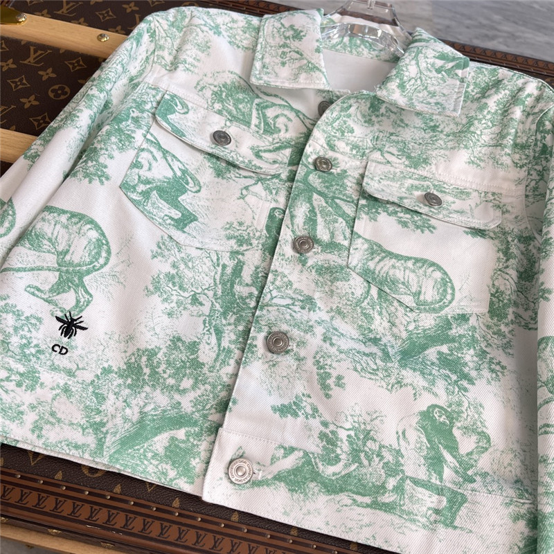 D10r jouy jungle series denim suit replica d&g clothing