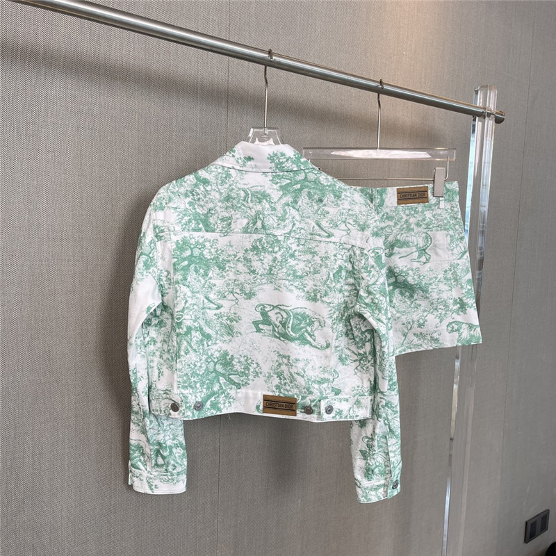 D10r jouy jungle series denim suit replica d&g clothing