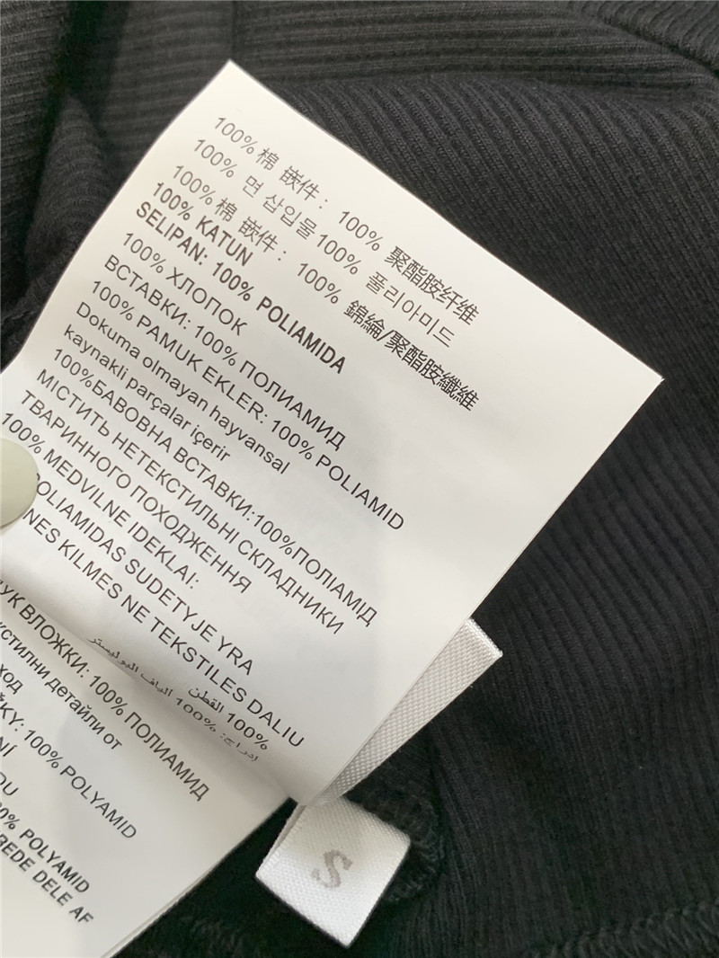 M1um1u letter hardware button hollow vest replica d&g clothing