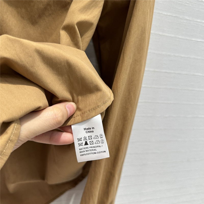 L0ew* lightweight textured cotton poplin shirt replica clothing