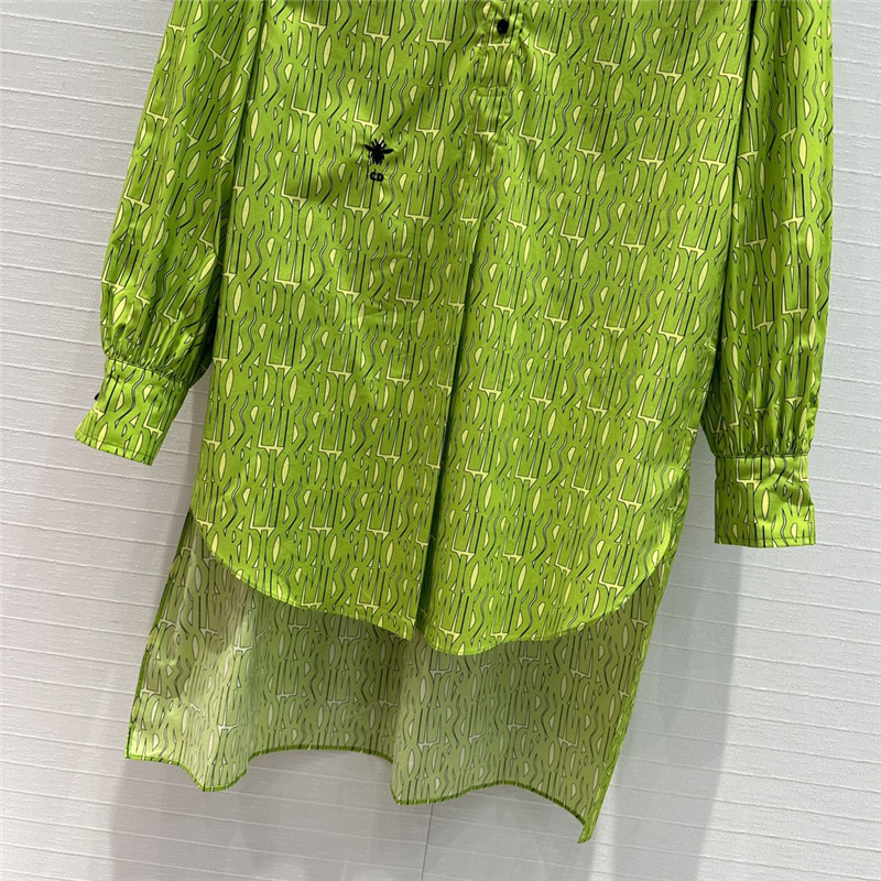 D10r dopamine letter graffiti print long sleeve shirt replica clothes