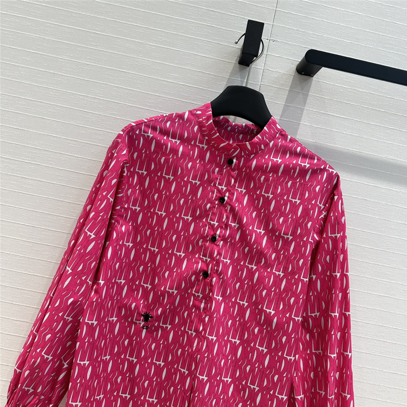 D10r dopamine letter graffiti print long sleeve shirt replica clothes