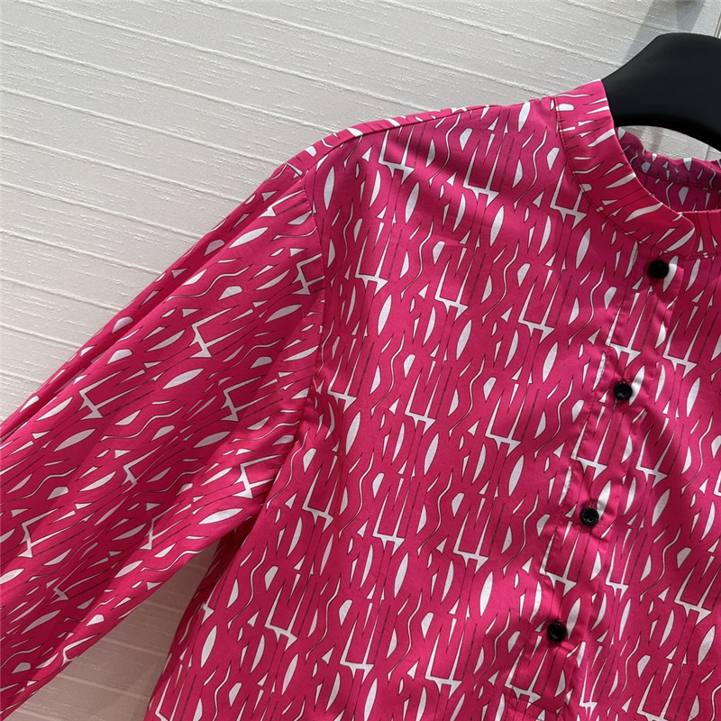 D10r dopamine letter graffiti print long sleeve shirt replica clothes