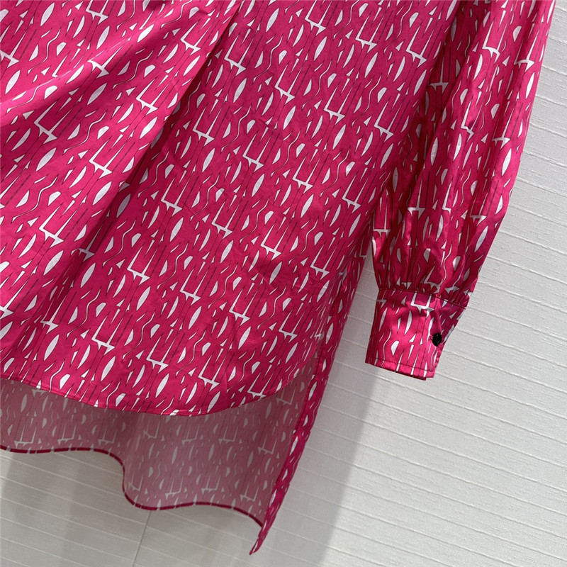 D10r dopamine letter graffiti print long sleeve shirt replica clothes