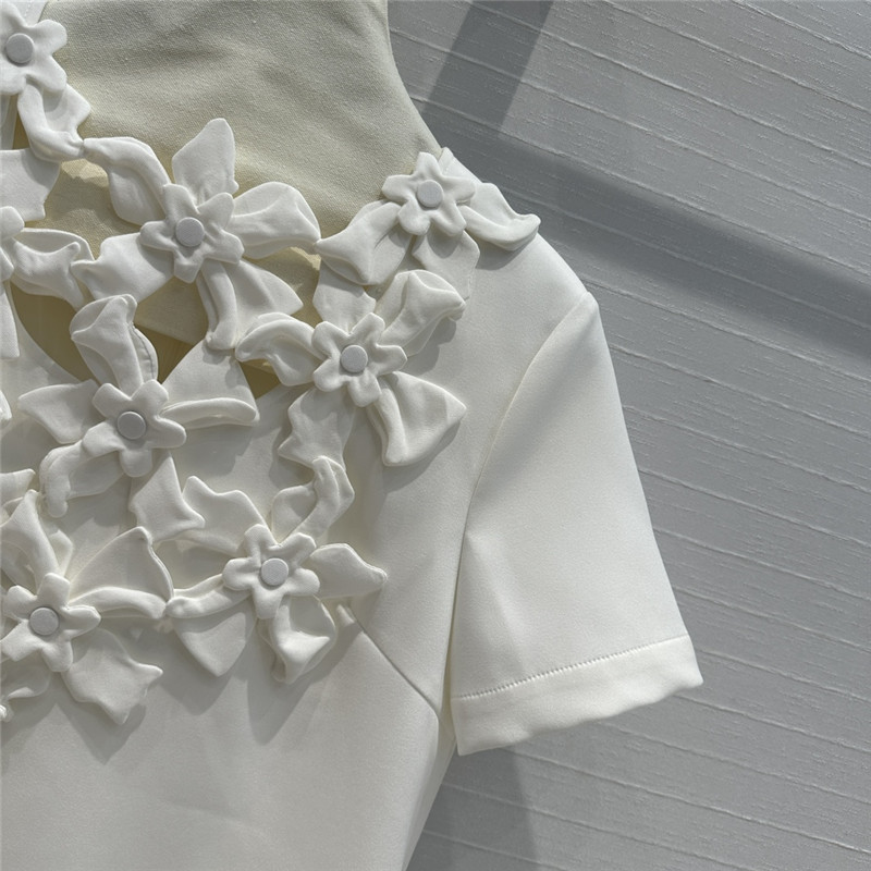 Va1e*ntin0 french elegant white dress replica d&g clothing