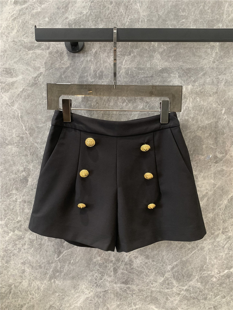 Balmain double-breasted high-waisted suit shorts replica clothes