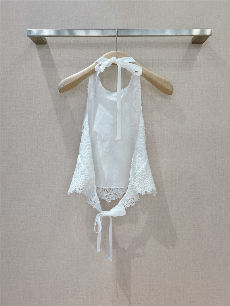 D10r water-soluble embroidered backless suspenders replica clothes