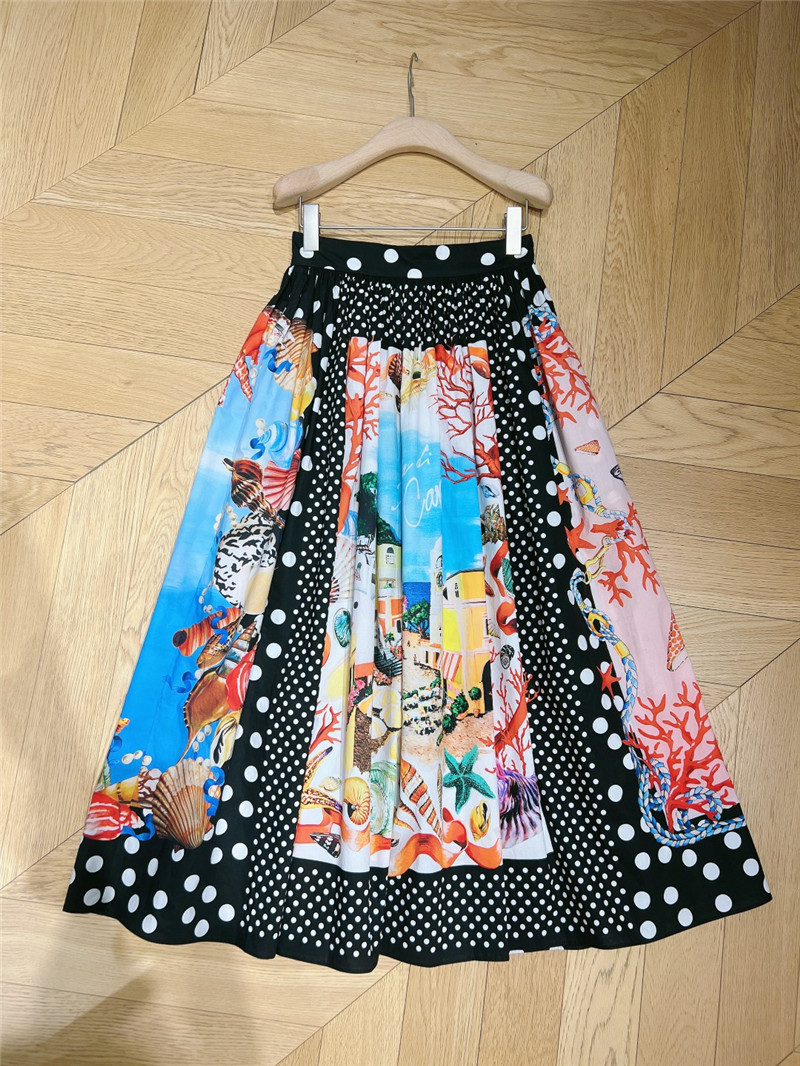 Dolce & Gabbana d&g holiday casual shell skirt replica clothing