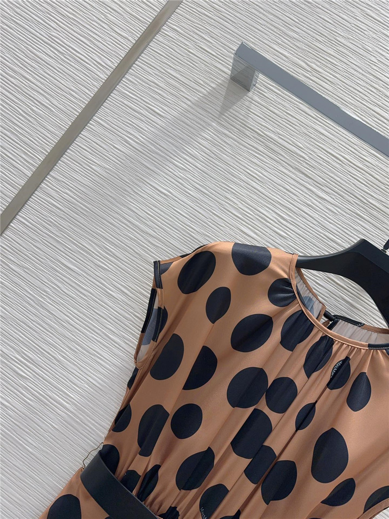 Vanitoo printed sleeveless dress replica clothes