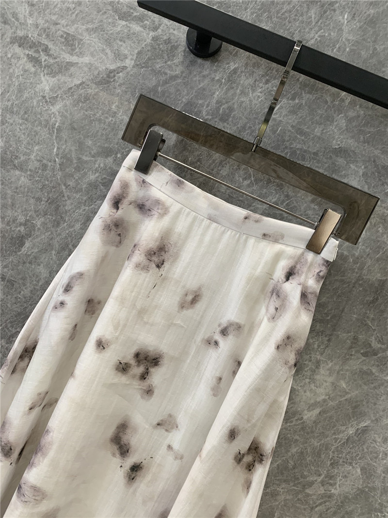 D10r chinese style printed skirt replica d&g clothing