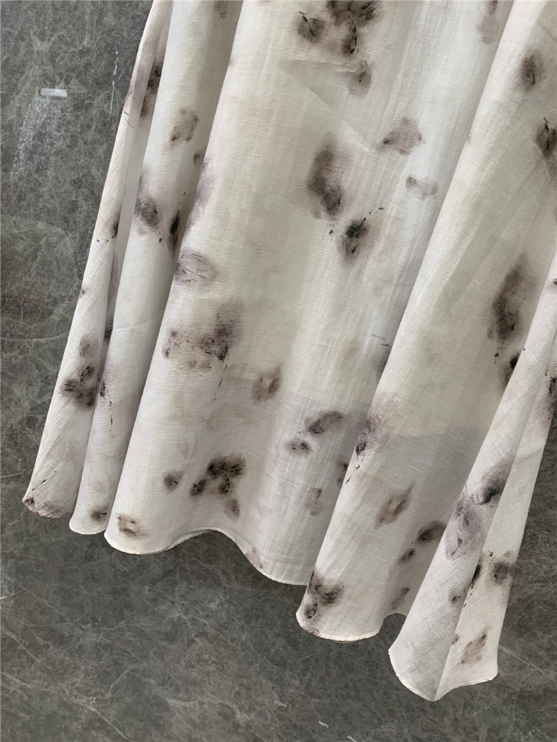 D10r chinese style printed skirt replica d&g clothing