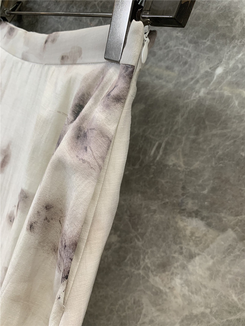 D10r chinese style printed skirt replica d&g clothing