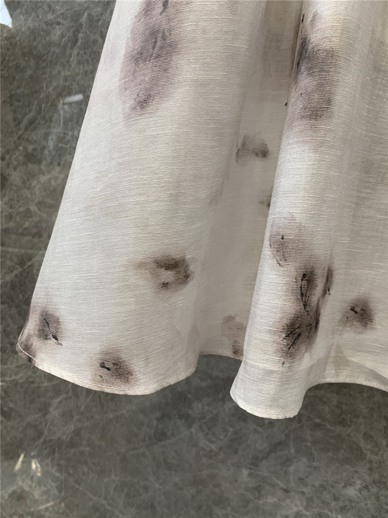 D10r chinese style printed skirt replica d&g clothing