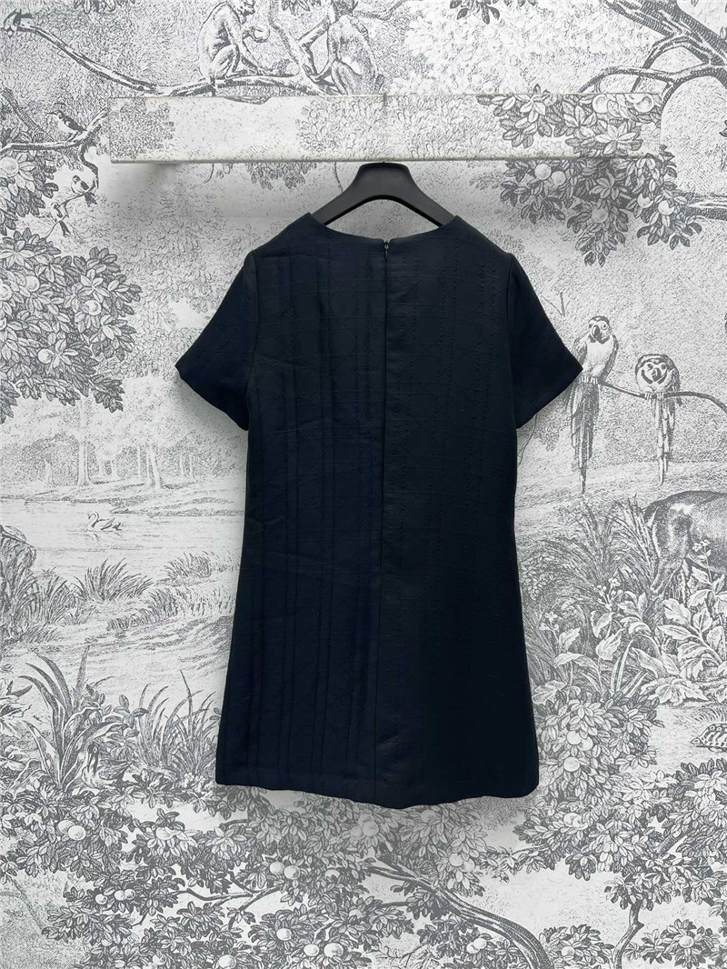 D10r check embroidered shift dress replica d&g clothing