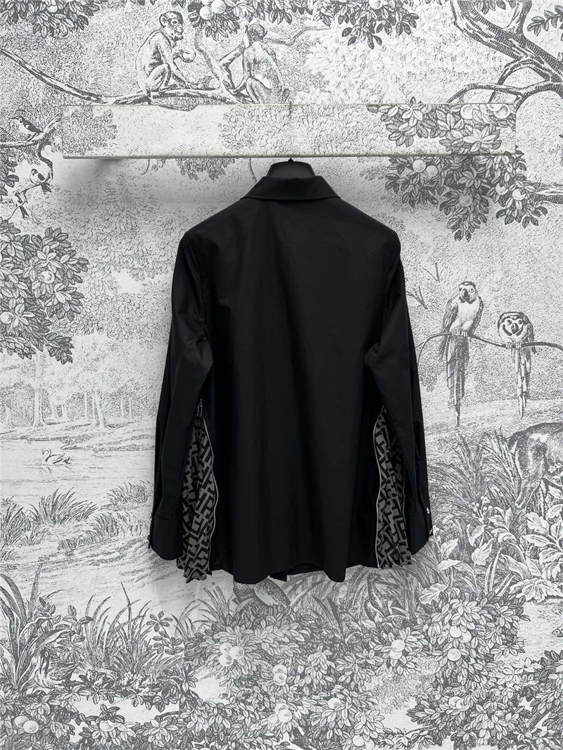 F**di double f print shirt replica designer clothes