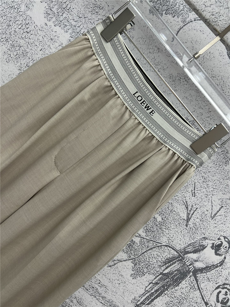 L0ew* logo webbing suit casual pants replica clothing sites