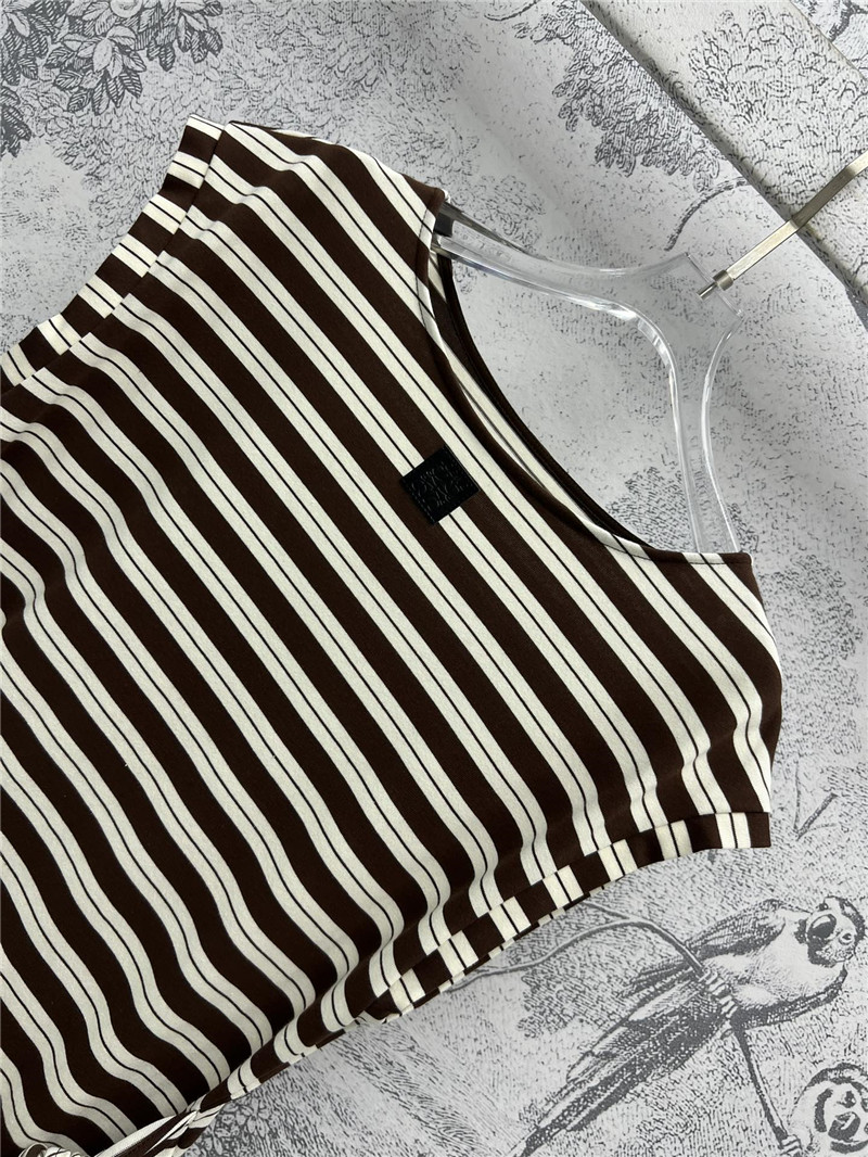 L0ew* striped wrap dress replica designer clothes