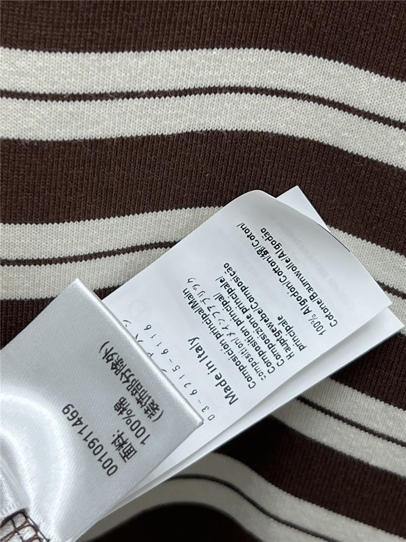 L0ew* striped wrap dress replica designer clothes