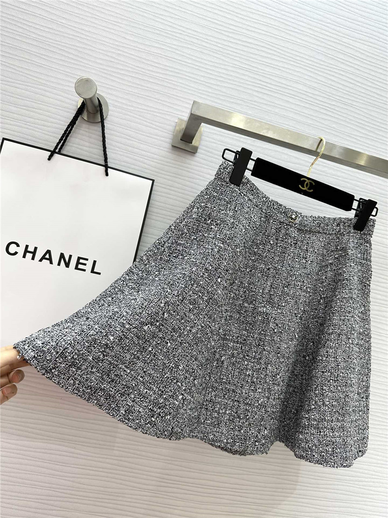 Ch**el woven a-line skirt replica d&g clothing