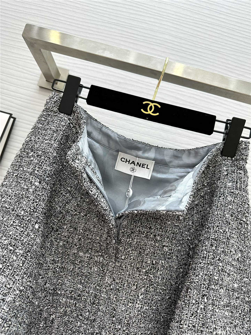Ch**el woven a-line skirt replica d&g clothing