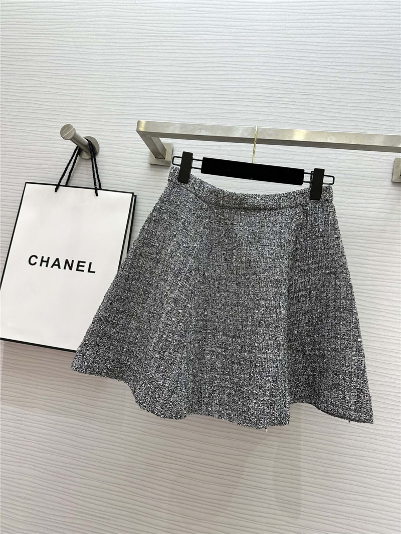 Ch**el woven a-line skirt replica d&g clothing