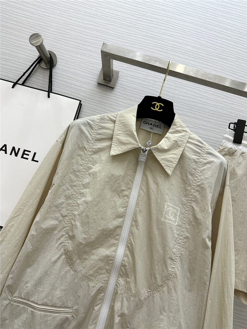 Ch**el vintage casual sun protection suit replica designer clothes