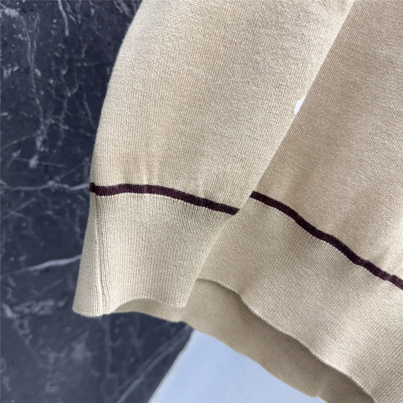 H**me5 mors jouets embroidered short-sleeve sweater