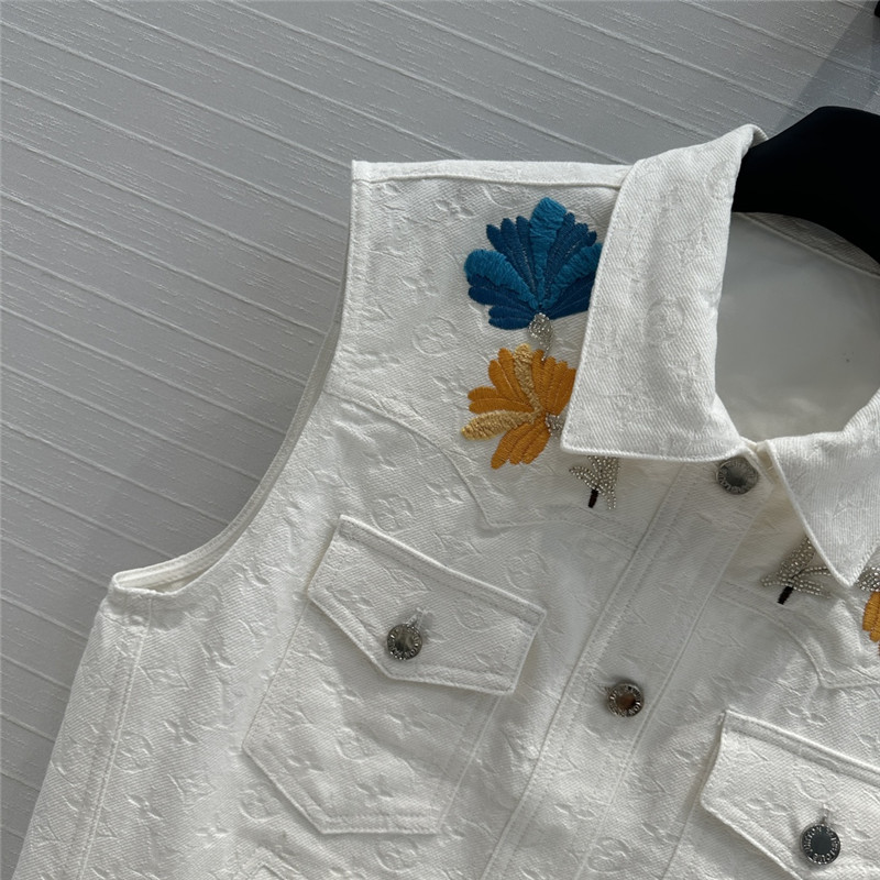 l0vis Vvtt0n lv denim vest jacket replicas clothes