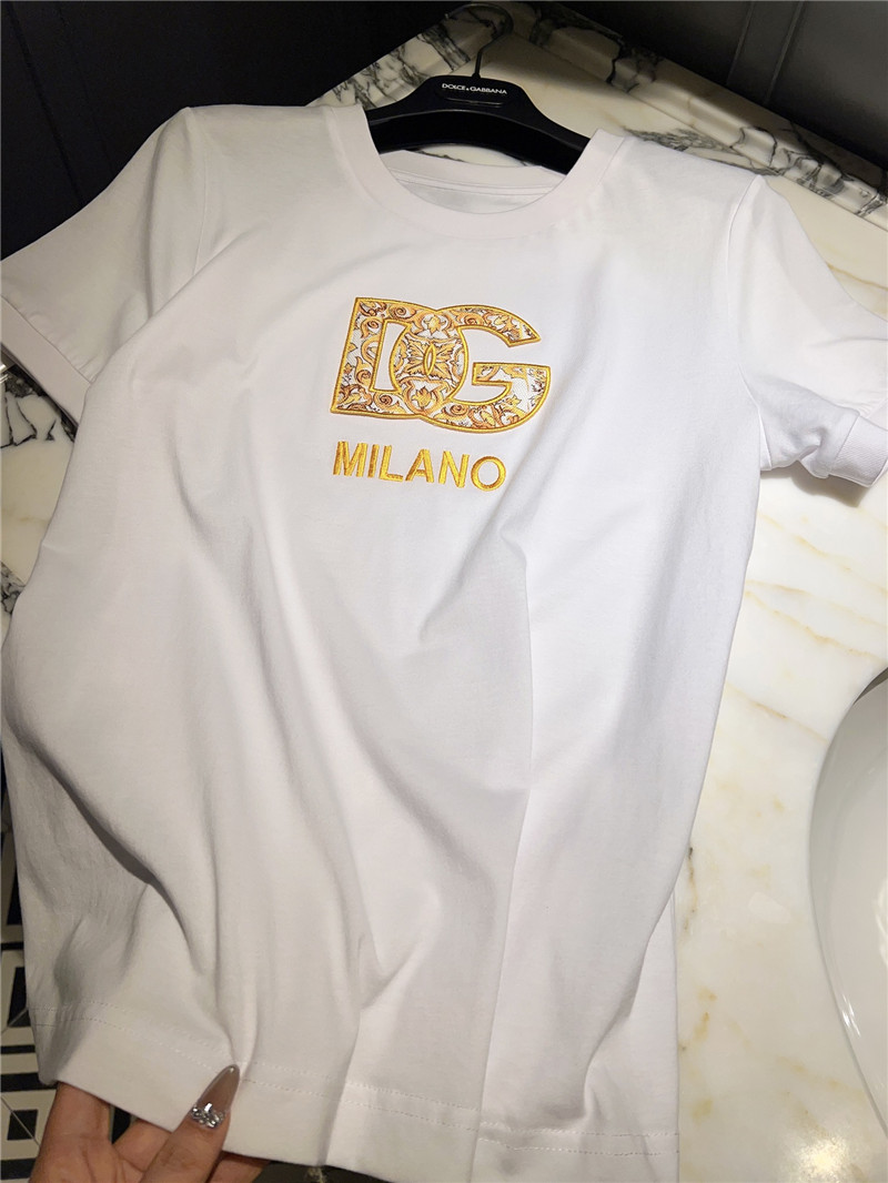 Dolce & Gabbana d&g positioning printed T-shirt replica clothes