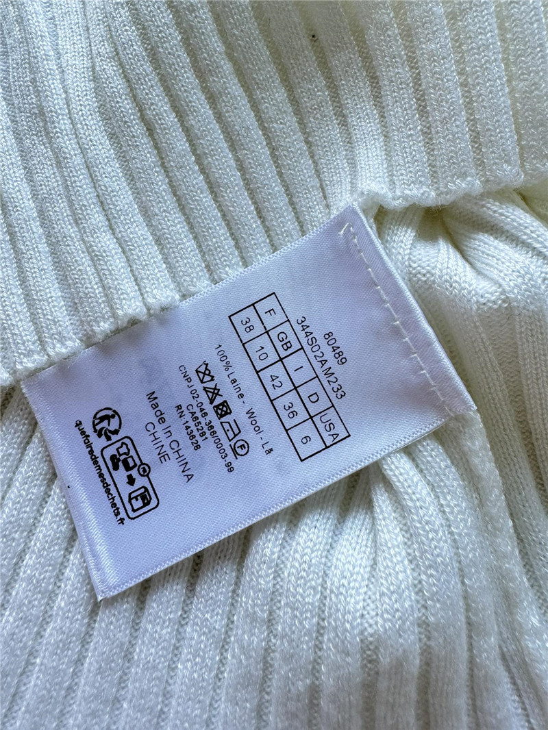 D10r knitted striped short-sleeved top replica clothes