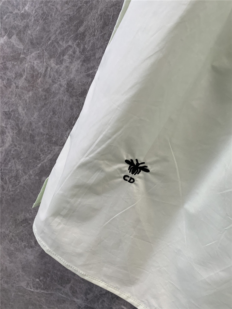 D10r bee embroidered sleeveless shirt replica clothing