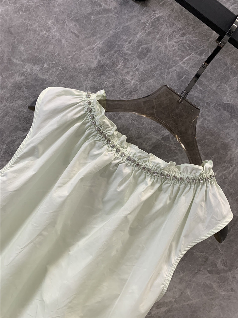 D10r bee embroidered sleeveless shirt replica clothing