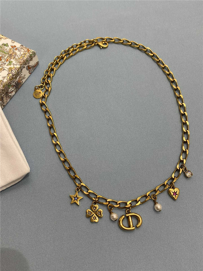 D10r vintage multi-element necklace