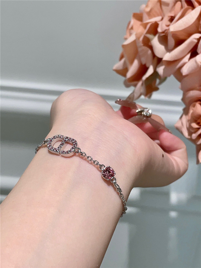 d10r new pink D1am0nd cd bracelet