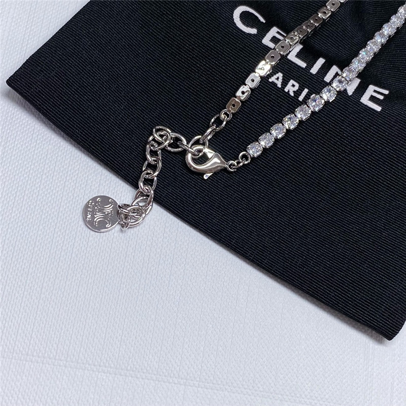 ce1i*e full D1am0nd chain pendant D1am0nd necklace