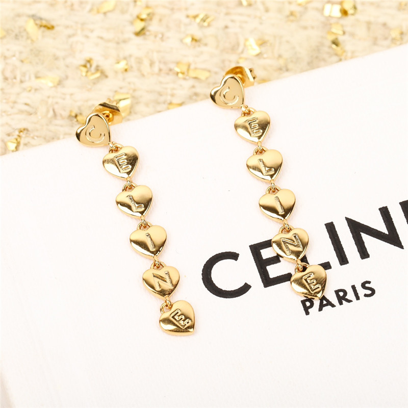 Ch**el multi-heart earrings